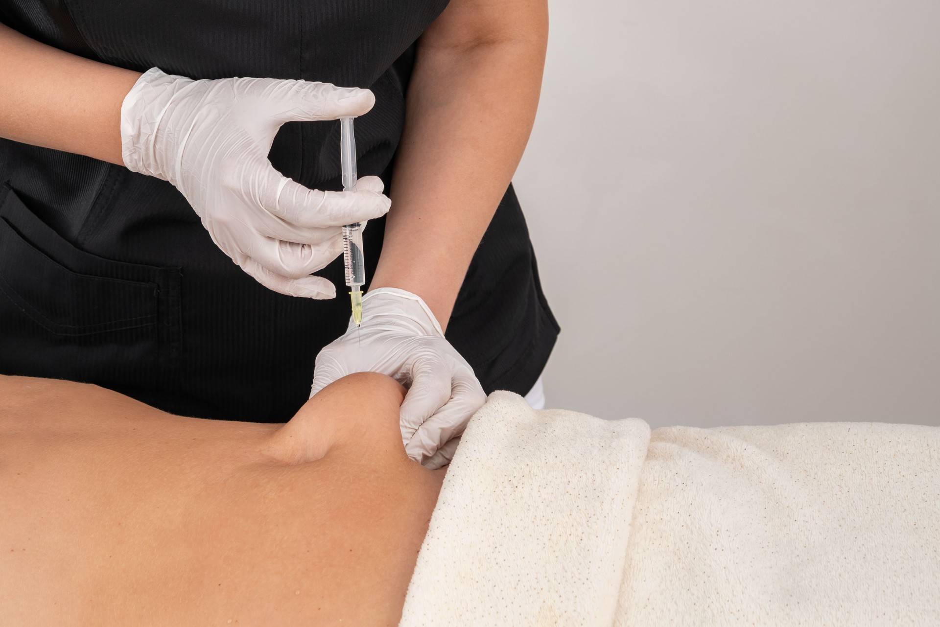 Mesotherapy of the abdomen is an injection method in aesthetic cosmetology for body shaping.